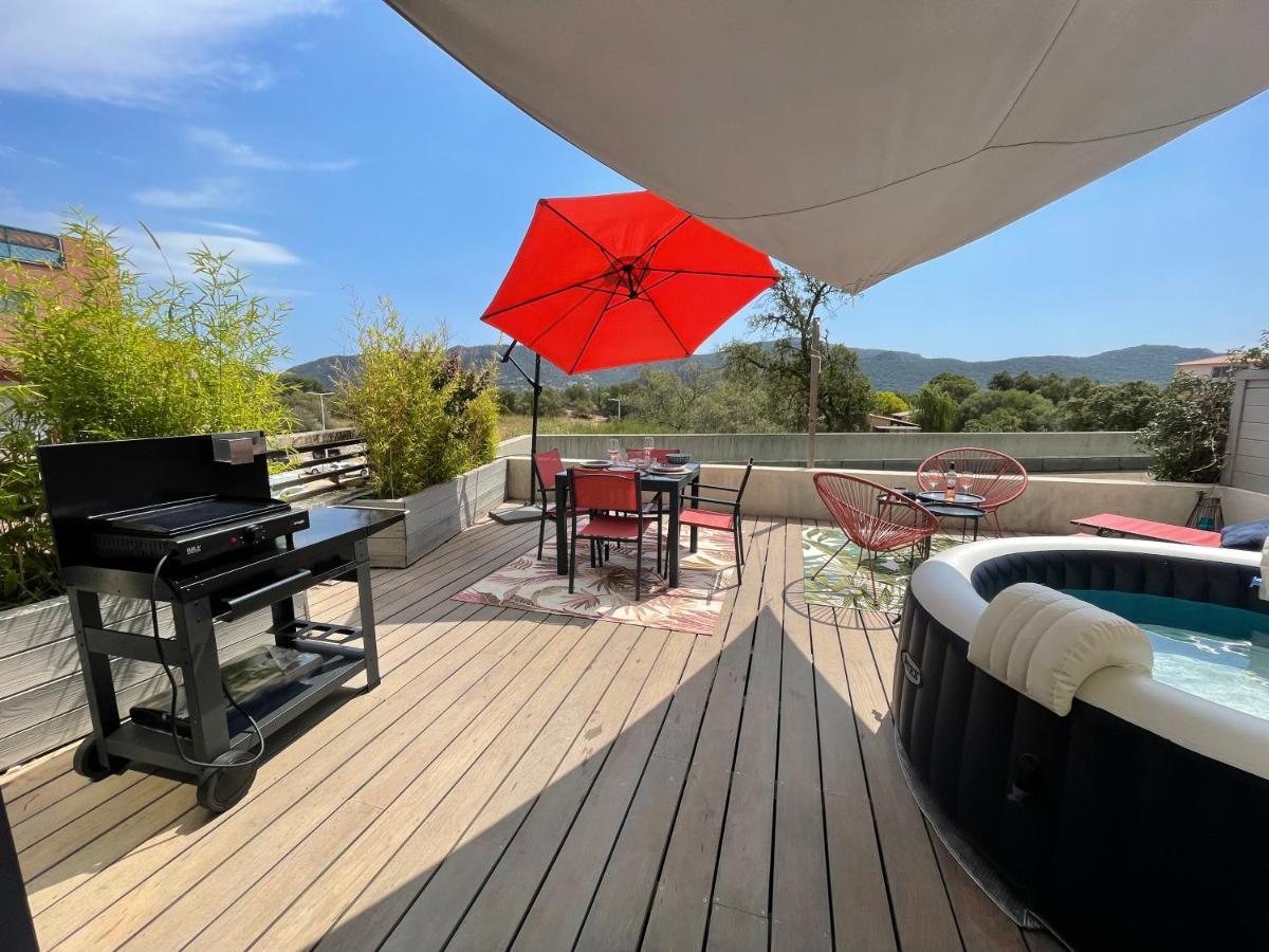 Superbe Appartement Sur Le Port, Jacuzzi, Piscine Porto-Vecchio  Luaran gambar